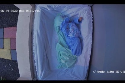 Una imagen del pequeño en la Cuna de Vida.