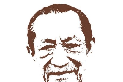 Su rostro afable es parte de su logo, al igual que su firma. El arte fue desarrollado por Vivi Méndez.