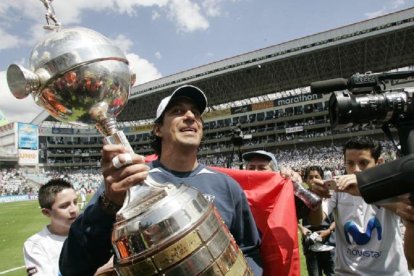 José Francisco Cevallos, campeón de la Copa Libertadores con Liga de Quito