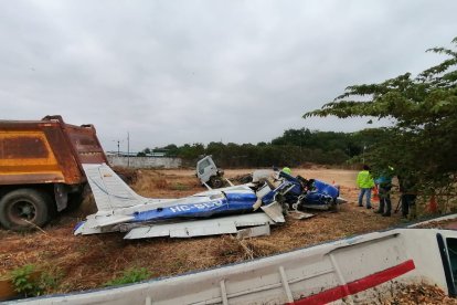 La avioneta se estrelló el 8 de junio en Tumbes, Perú.