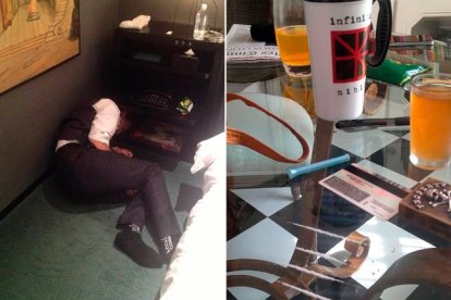 Las imágenes sirvieron como prueba para demostrar las adicciones del actor.