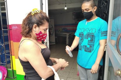 En el lugar se cumplen las medidas de bioseguridad para evitar contagios.