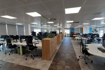 Hasta este momento, hay oficinas vacías a causa de la pandemia.