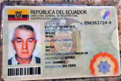 La víctima contaba con residencia y cédula de identidad en Ecuador.