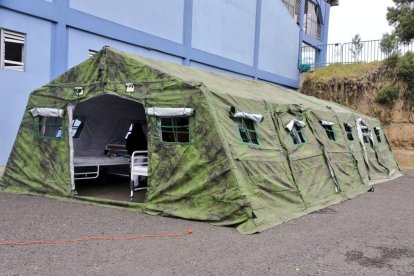 Las carpas serán colocadas en puntos estratégicos de los barrios más golpeados por la COVID-19.