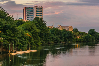 El olor del Estero es característico en algunas zonas de la ciudad.