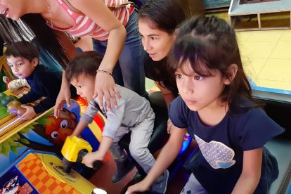 Ligia y sus amores chiquitos, Rafael y Renato, sus sobrinos.