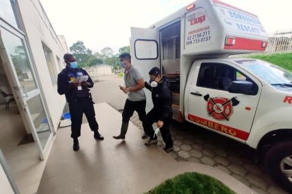 El chico fue llevado a un centro de salud.