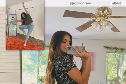 Addison Rae Easterling es la representante mundial de American Eagle.