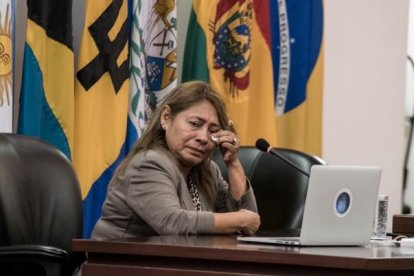 Petita Albarracín, madre de Paola, contó una vez más la historia de su hija. Esta vez ante la Corte IDH.