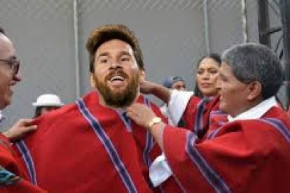 Y si a Lionel Messi se va al Mushuc Runa.