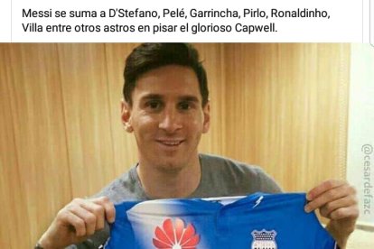 Messi también se paseó imaginariamente por Emelec