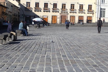 Más de 100 mil piedras fueron colocadas,una por una, en los sitios en los que se encontraban.