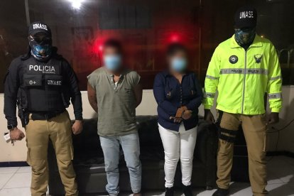 Algunos de los detenidos.