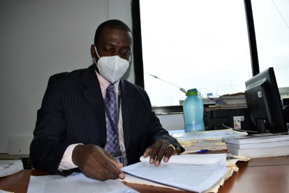 El fiscal Jefferson Caicedo tomó la versión al sospechoso.