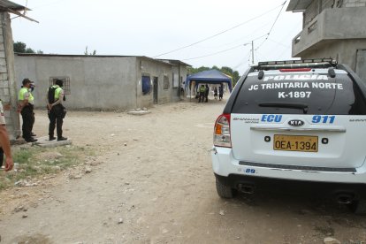 La Policia resguardó el velorio del adolescente para evitar altercados en el sector.