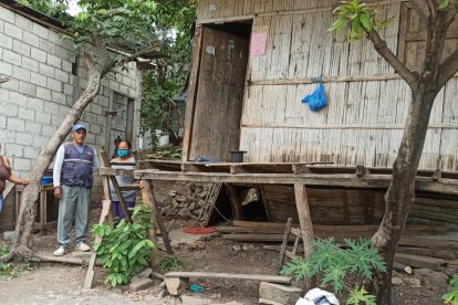 La vivienda donde hasta abril pasado residió Ángela Ponce.