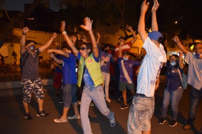 Así se vivió el tanto de Emelec, marcado por Alexis Zapata.