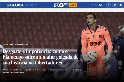OGlobo considera que fue una humillación