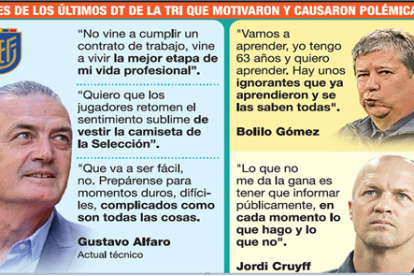 Gustavo Alfaro llegó con un mejor discurso que el Bolilo Gómez y Jordi Cruyff.