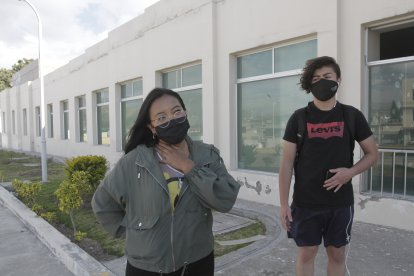 Michelle Simbaña conoce sobre primeros auxilios y le salvó la vida a la bebita.