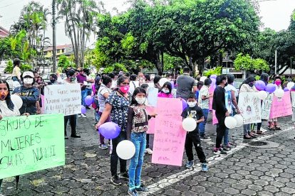 Los pobladores de Morona Santiago hicieron marchas para exigir justicia.