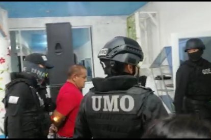 García fue detenido la noche del martes en Buena Fe.