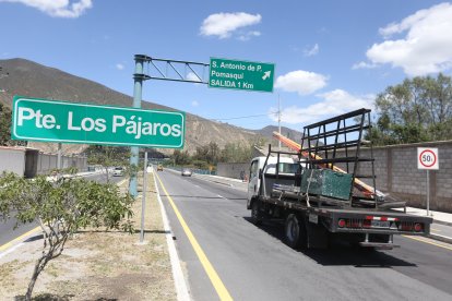 En este lugar los pillos intentaron robar el camión de Michelena.