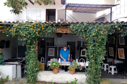 Su galería es un lugar donde la creatividad tiene su espacio.