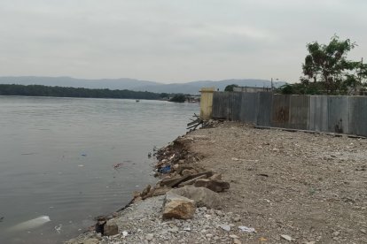 Este es el lugar donde se halló a la persona decapitada.