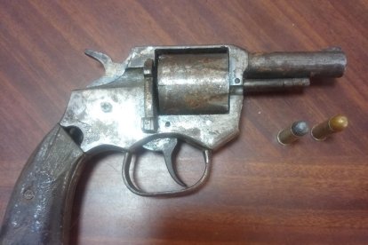 El arma fue llevada al centro de acopio de la Policía Judicial.