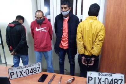 Dos de los cuatro sujetos eran menores de edad.