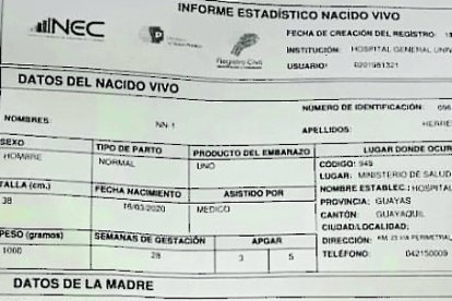 En un segundo documento señala que fue un hombre y que nació el 18 de marzo.