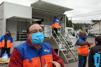 Un funcionario de Riesgos dirigió las jornadas educativas en Cayambe y Pedro Moncayo.