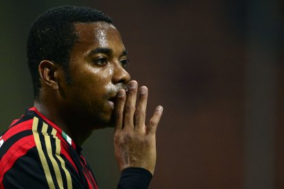 En la temporada 2013 Robinho militaba en Milan, de Italia.