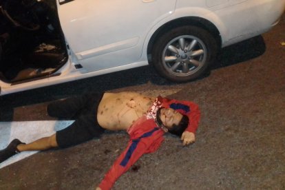 En las calles 29 y la I, del suburbio, fue asesinato a tiros Wálter Castillo.