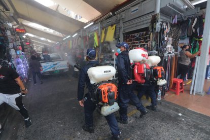 Hasta la mercadería también 'pagó piso' durante la intervención. 

Agencia (ag-extra)