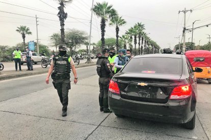 La avenida Francisco de Orellana es uno de los puntos de control en Guayaquil.