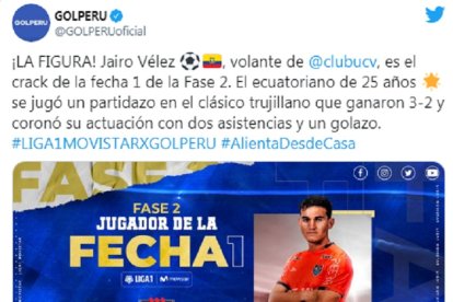 El 2020 fue figura en el torneo de primera en Perú