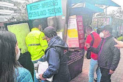 La Policía realiza constantes operativos en los cybers ubicados en los alrededores de las agencias.