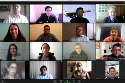 Alumnos de uno de los cursos impartidos en 2020 en forma virtual