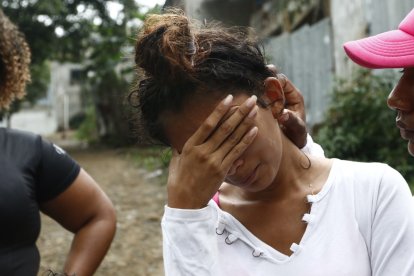 Ruth es la mamá del pequeño. Solo lloraba y pedía que este hecho no le ocurra a nadie.
