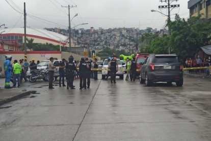 El crimen ocurrió cerca de la vía a Daule.