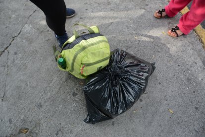 La extremidad les fue entregada en una caja envuelta con plástico negro.