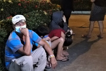 Pacientes que acudieron al hospital la noche del miércoles.