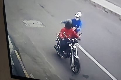 Video de seguridad captó a los pistoleros.