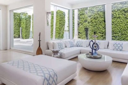 Foto del interior de la casa de la colombiana.