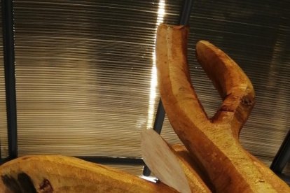 La imagen fue mutilada horas después de que la colocaron en el lugar.