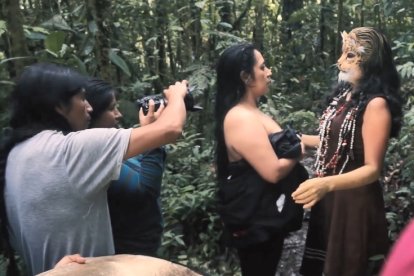 Muchas de las escenas se hicieron en escenarios naturales.