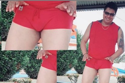 Esta es la foto que el cantante quiteño subió a su cuenta de Instagram luciendo un boxer